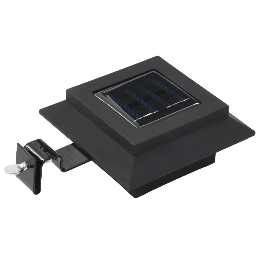 Solarlampen 12 St Led Quadratisch 12 cm Schwarz
