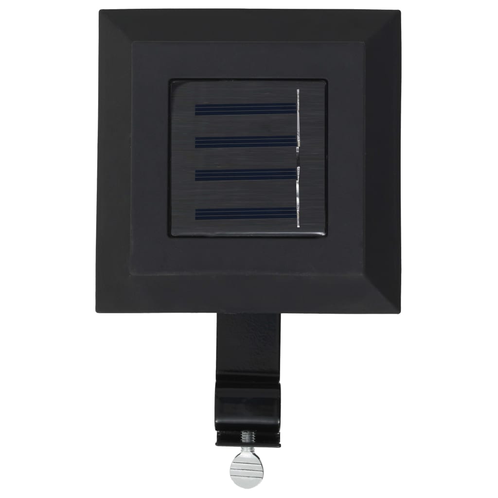 Solarlampen 12 St Led Quadratisch 12 cm Schwarz