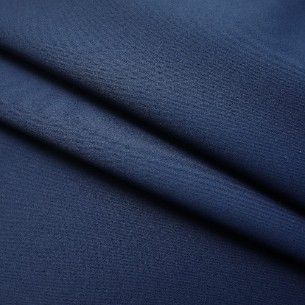 Vorhänge Blackout mit Haken 2 St 140 x 175 cm blau