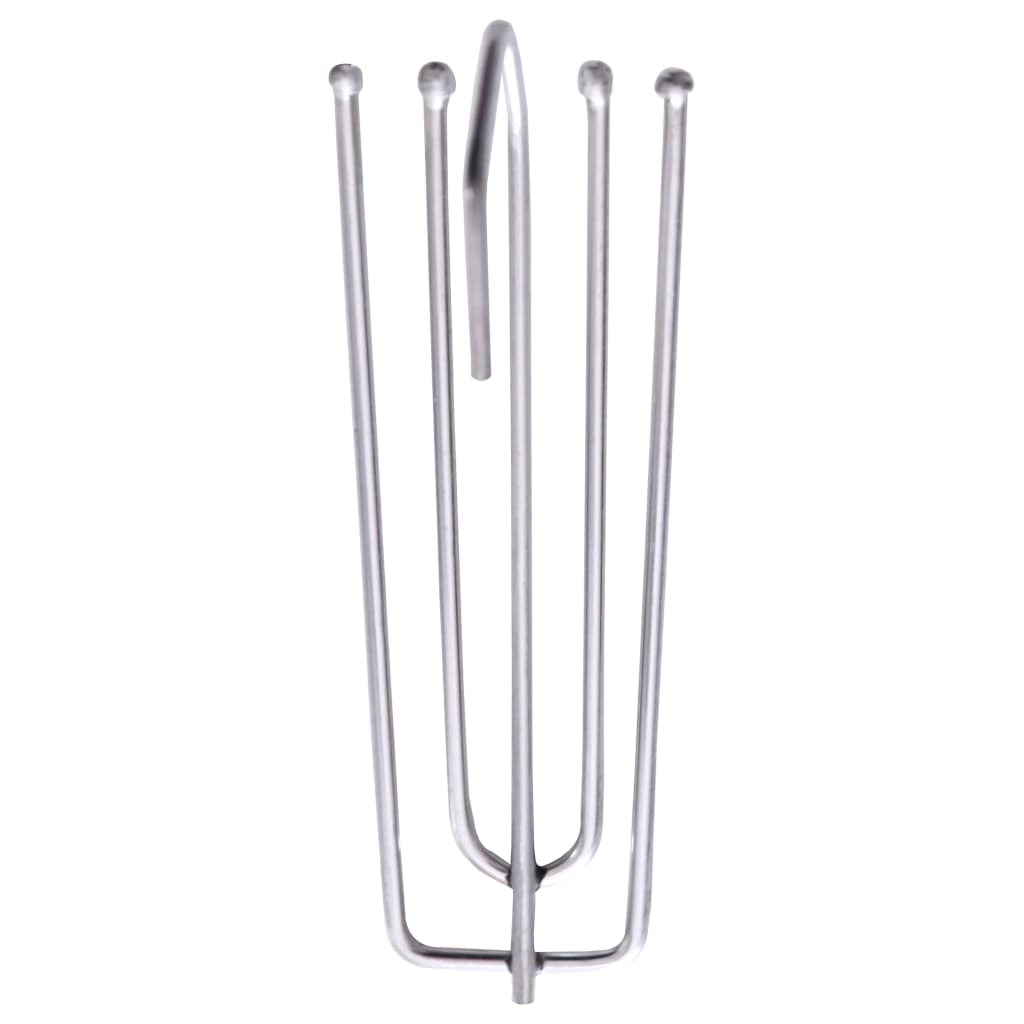 Vorhänge Verdunkelung mit Haken 2 Stück 140 x 245 cm grau