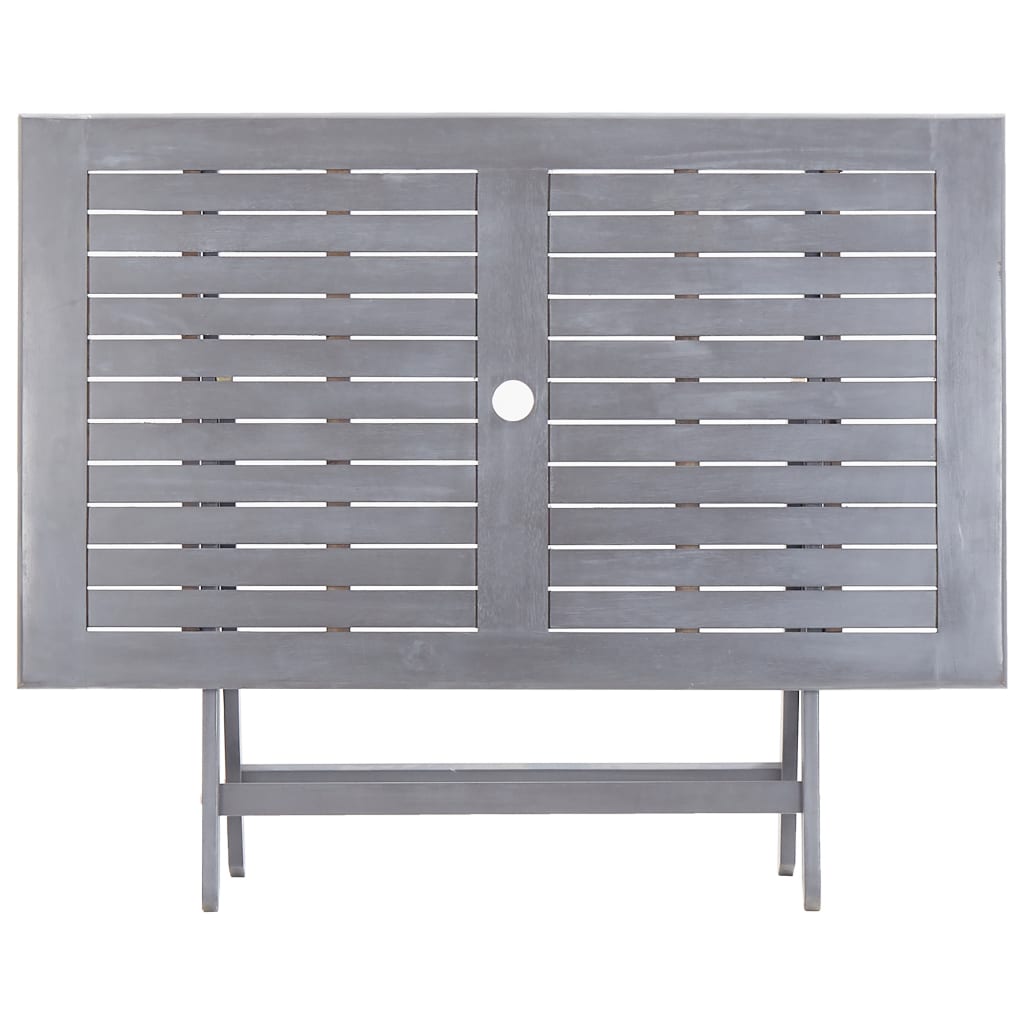 Tuintafel Inklapbaar 120X70X75 Cm Massief Acaciahout