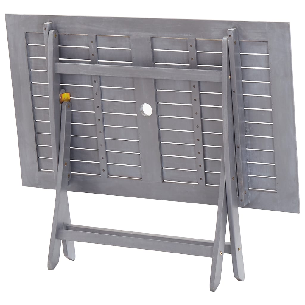 Tuintafel Inklapbaar 120X70X75 Cm Massief Acaciahout