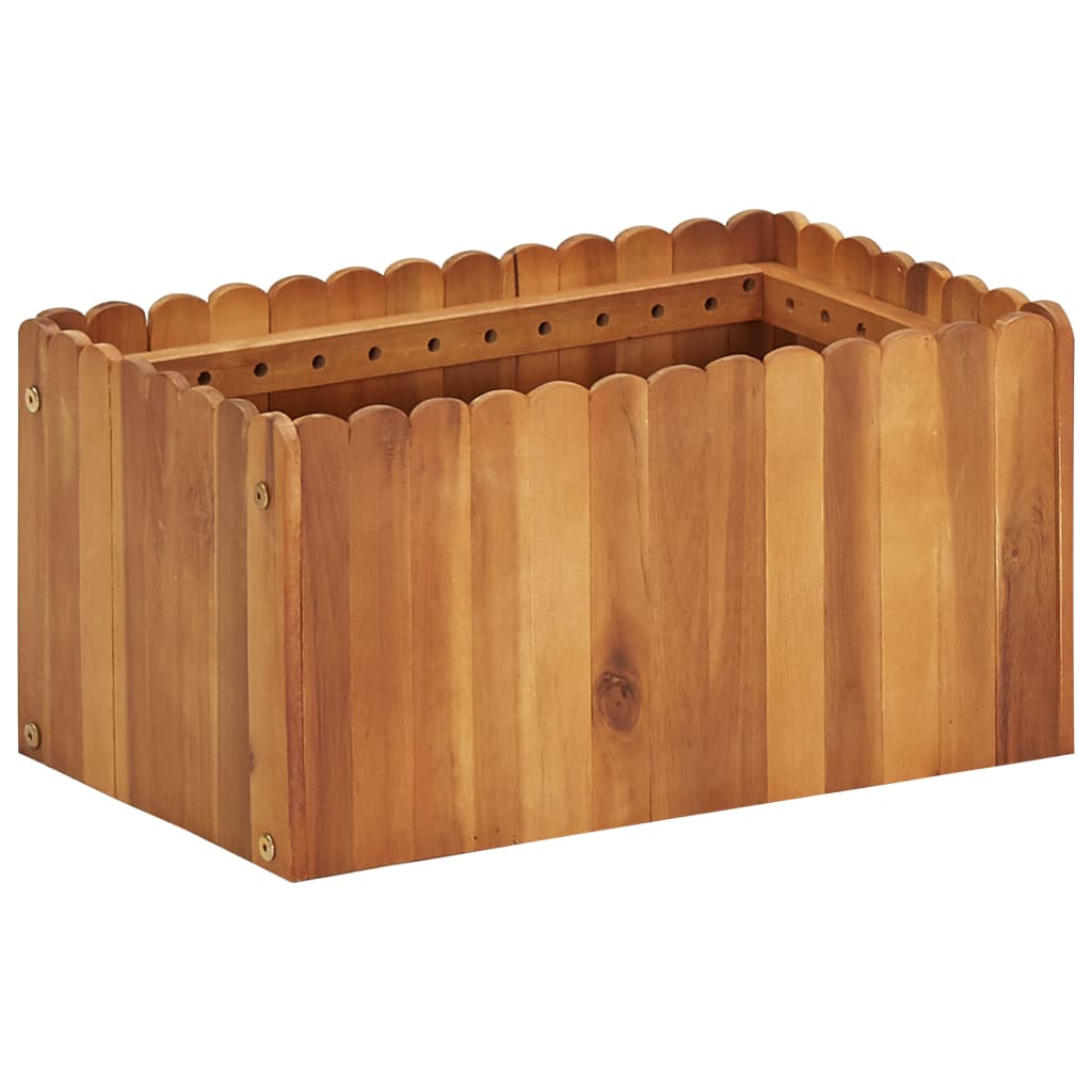 Plantenbak Verhoogd 50X30X25 Cm Massief Acaciahout