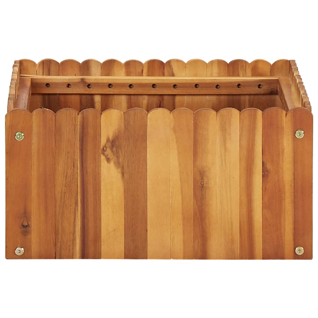 Plantenbak Verhoogd 50X50X25 Cm Massief Acaciahout