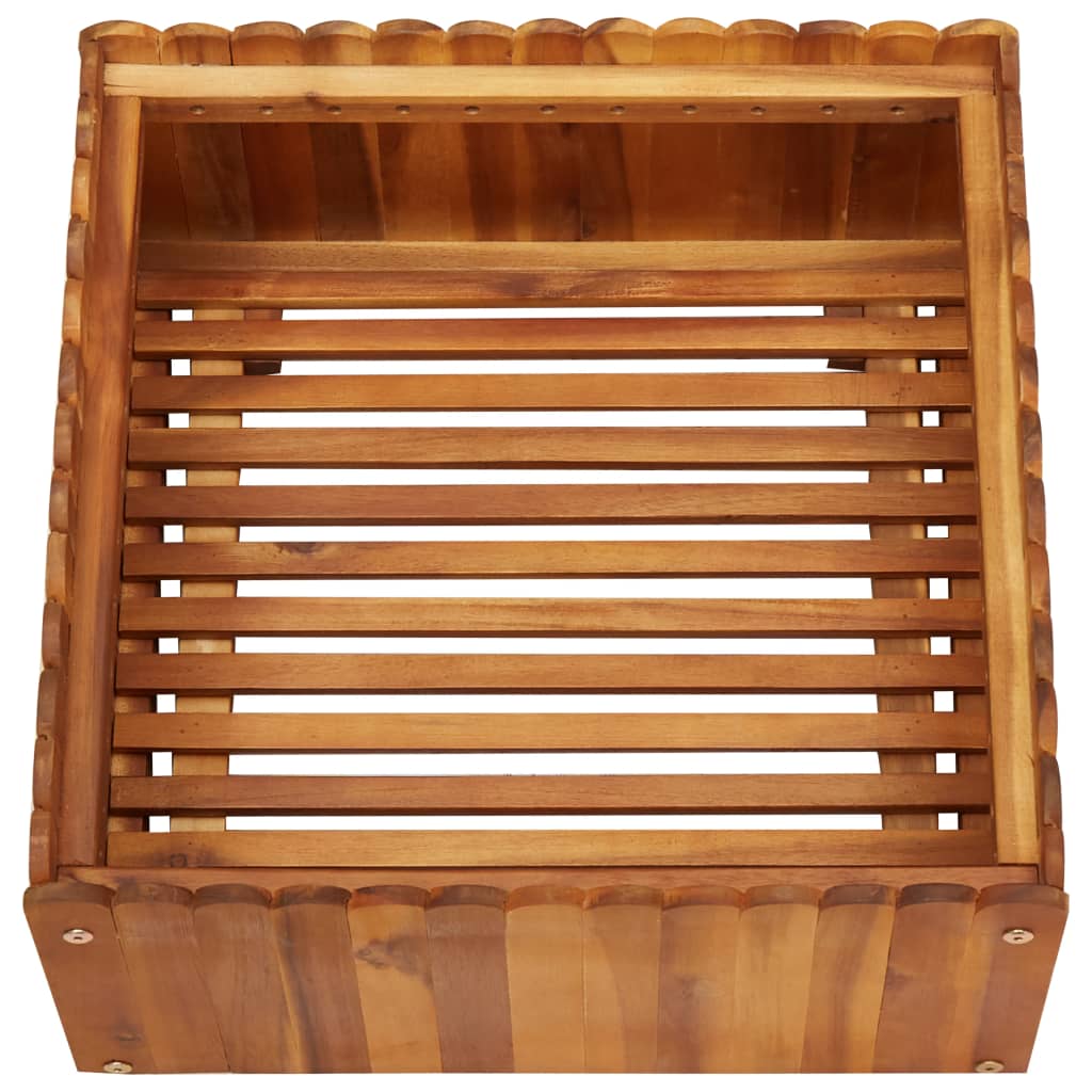 Plantenbak Verhoogd 50X50X25 Cm Massief Acaciahout