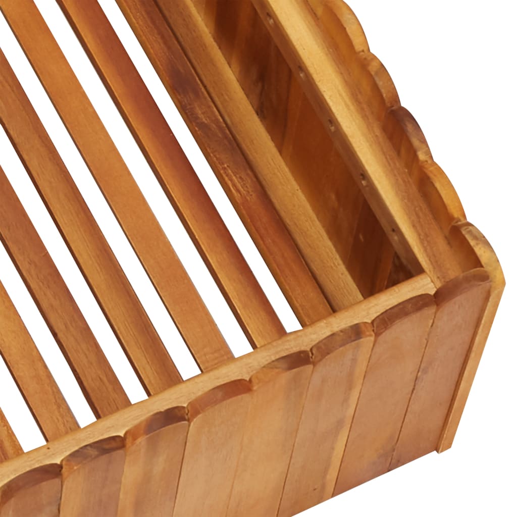Plantenbak Verhoogd 50X50X25 Cm Massief Acaciahout