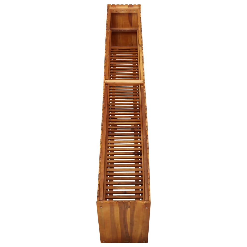 Plantenbak Verhoogd 200X30X50 Cm Massief Acaciahout