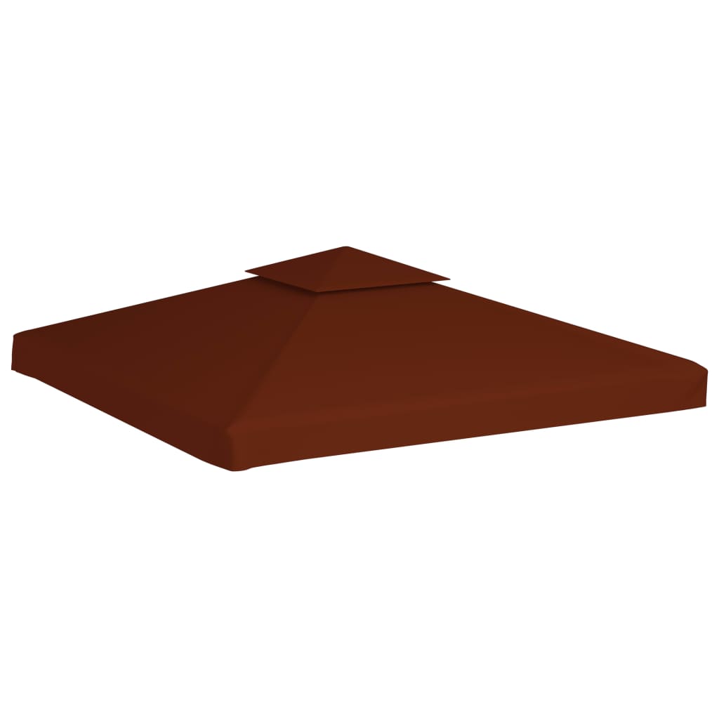 Prieeldak 2-Laags 310 G/M² 3X3 M Terracottakleurig