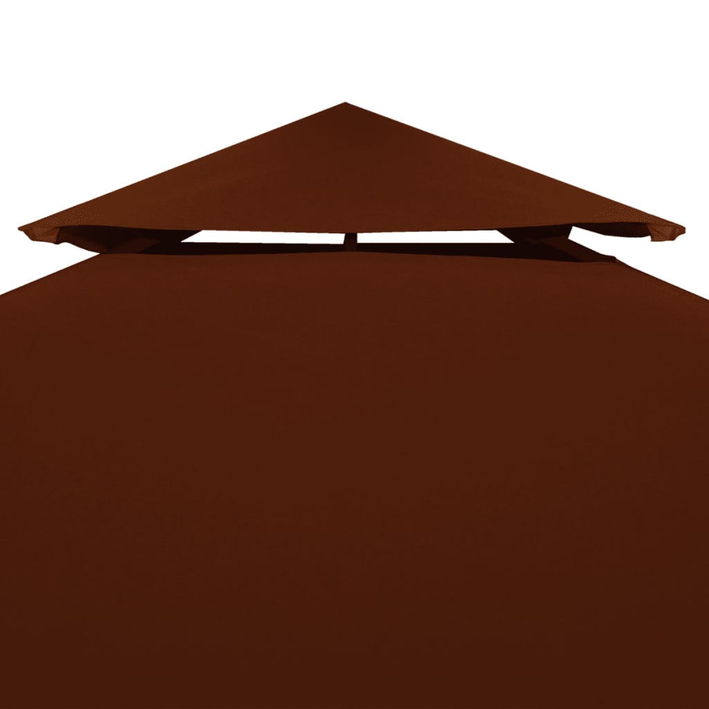Prieeldak 2-Laags 310 G/M² 3X3 M Terracottakleurig