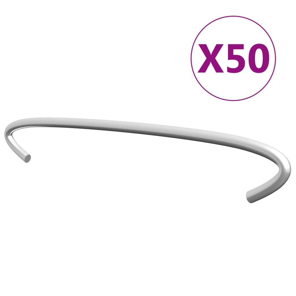 Gabionhaken 50 St 15 Cm Gegalvaniseerd Staal