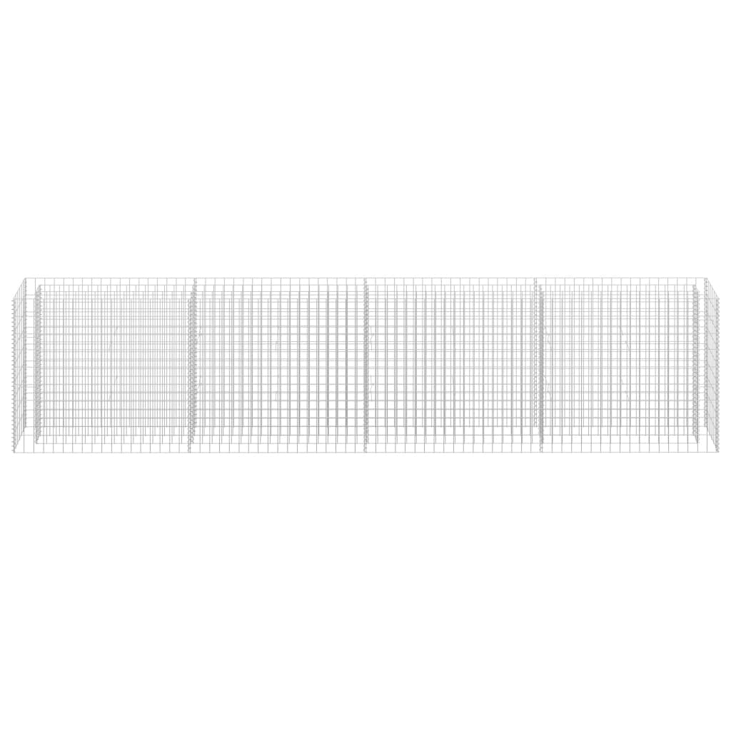 Gabion Plantenbak Verhoogd 360X30X90 Cm Gegalvaniseerd Staal