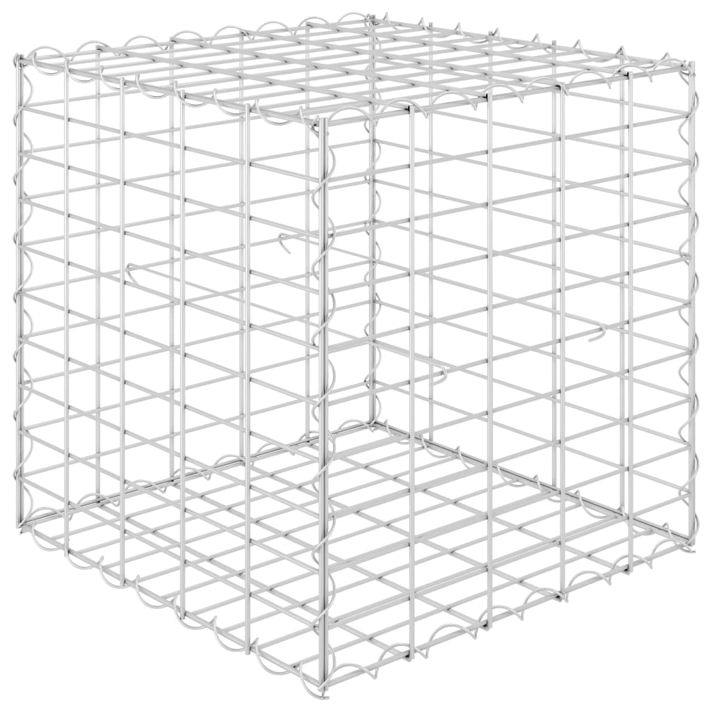 Gabion Plantenbak Verhoogd Kubus 50X50X50 Cm Staaldraad