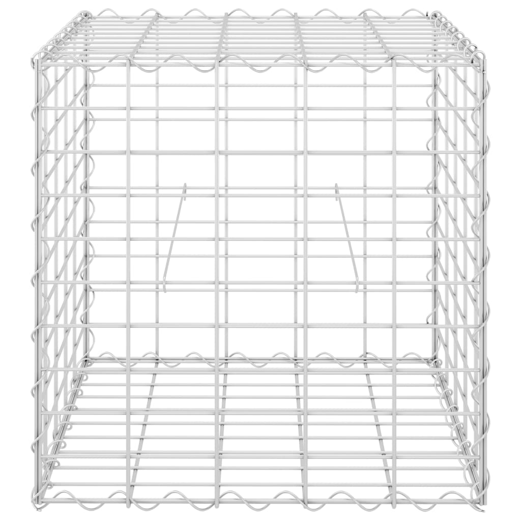Gabion Plantenbak Verhoogd Kubus 50X50X50 Cm Staaldraad