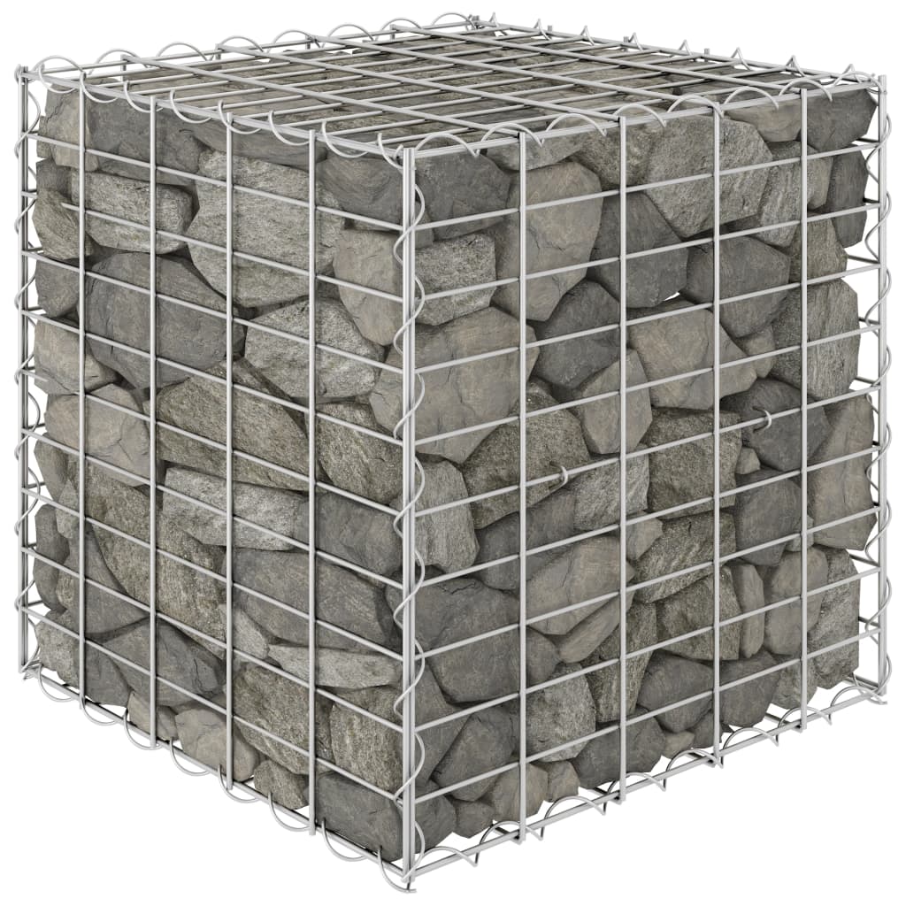 Gabion Plantenbak Verhoogd Kubus 50X50X50 Cm Staaldraad