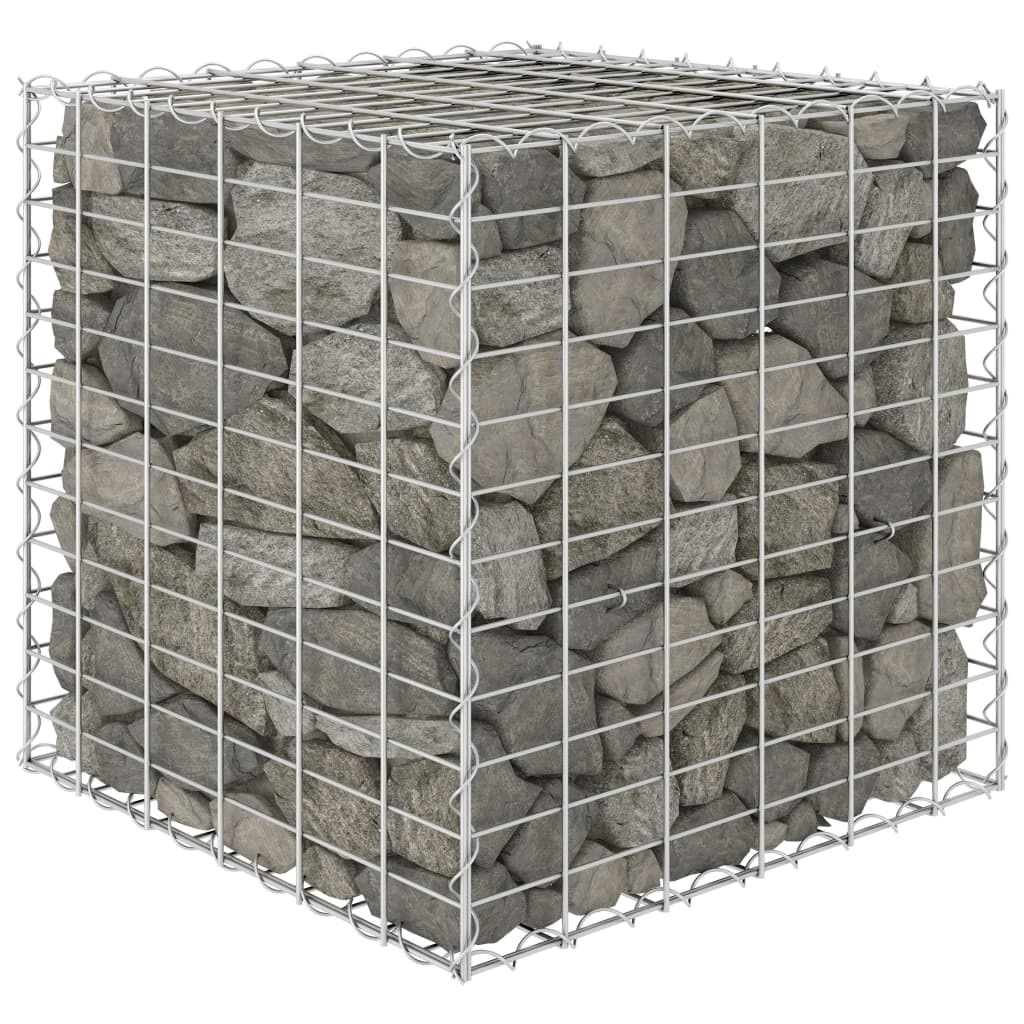 Gabion Plantenbak Verhoogd Kubus 60X60X60 Cm Staaldraad