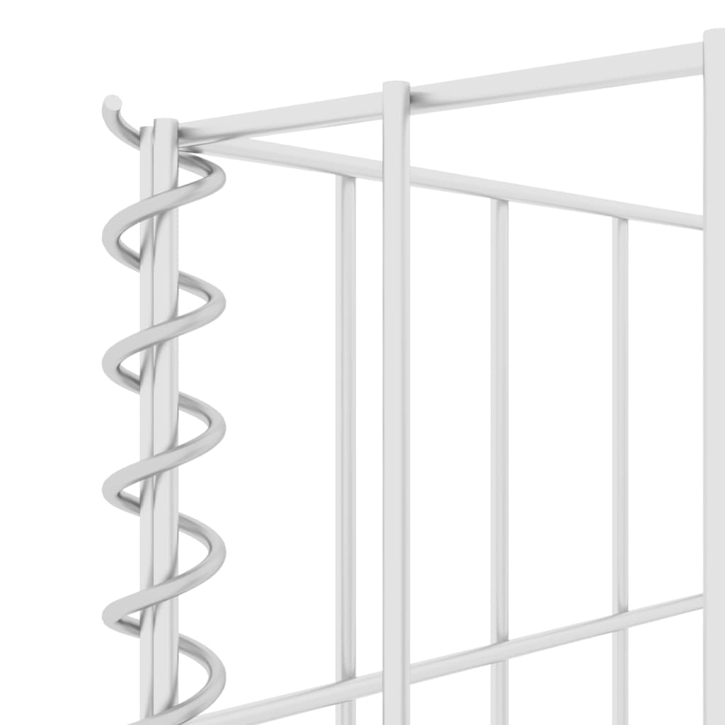 Gabion Plantenbak H-Vormig 260X40X80 Cm Staaldraad