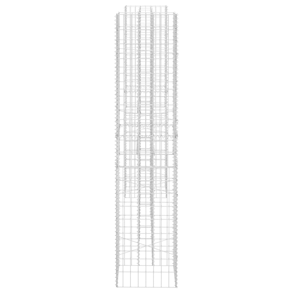 Gabion Plantenbak H-Vormig 260X40X180 Cm Staaldraad