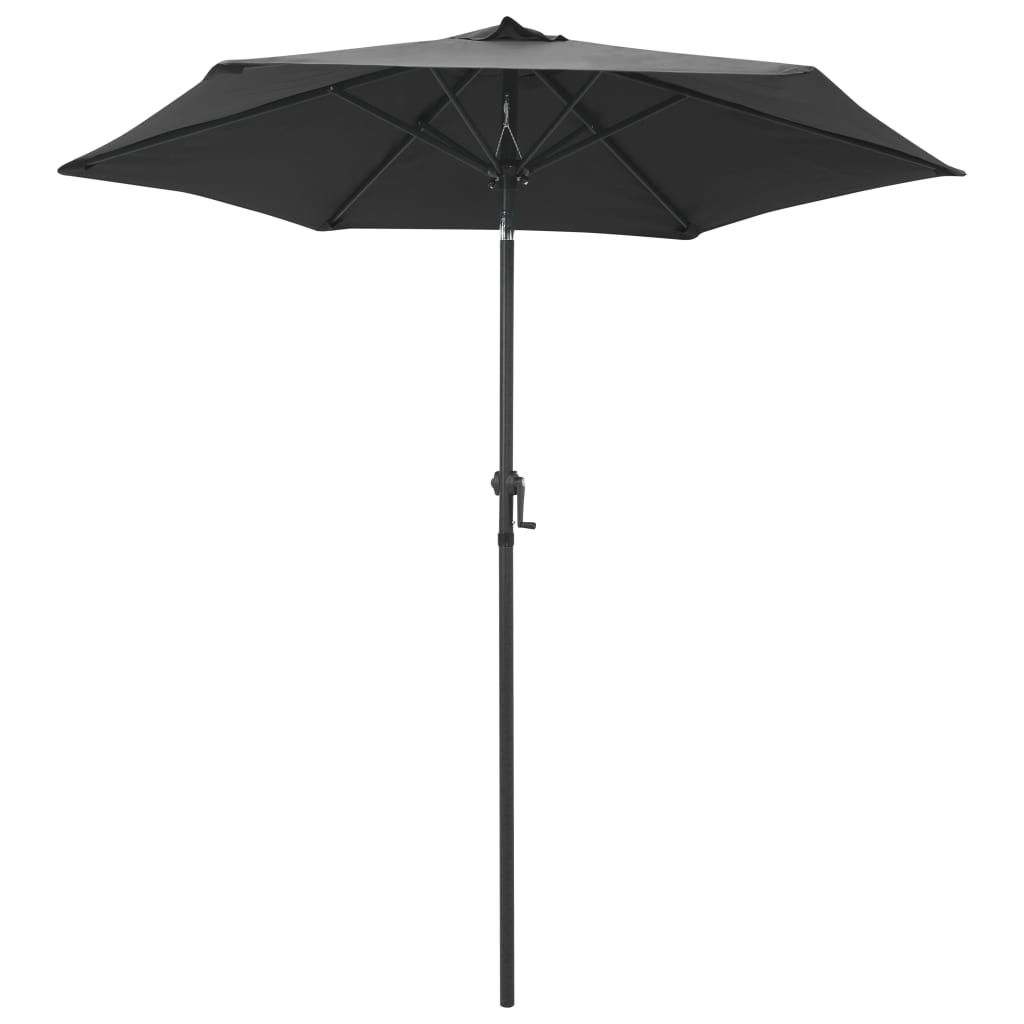 Parasol 200X211 Cm Aluminium Antraciet