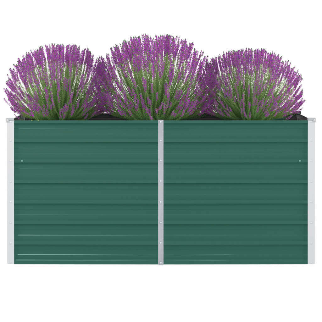 Plantenbak Verhoogd 160X80X77 Cm Gegalvaniseerd Staal Groen