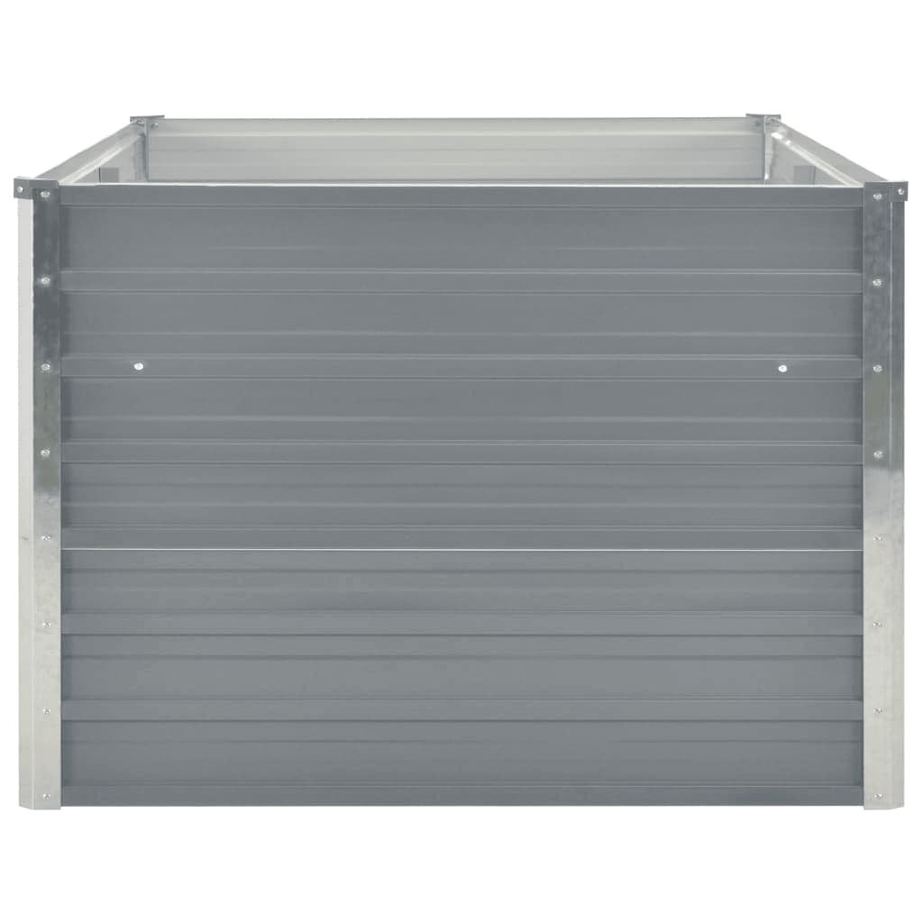 Plantenbak Verhoogd 160X80X45 Cm Gegalvaniseerd Staal Grijs
