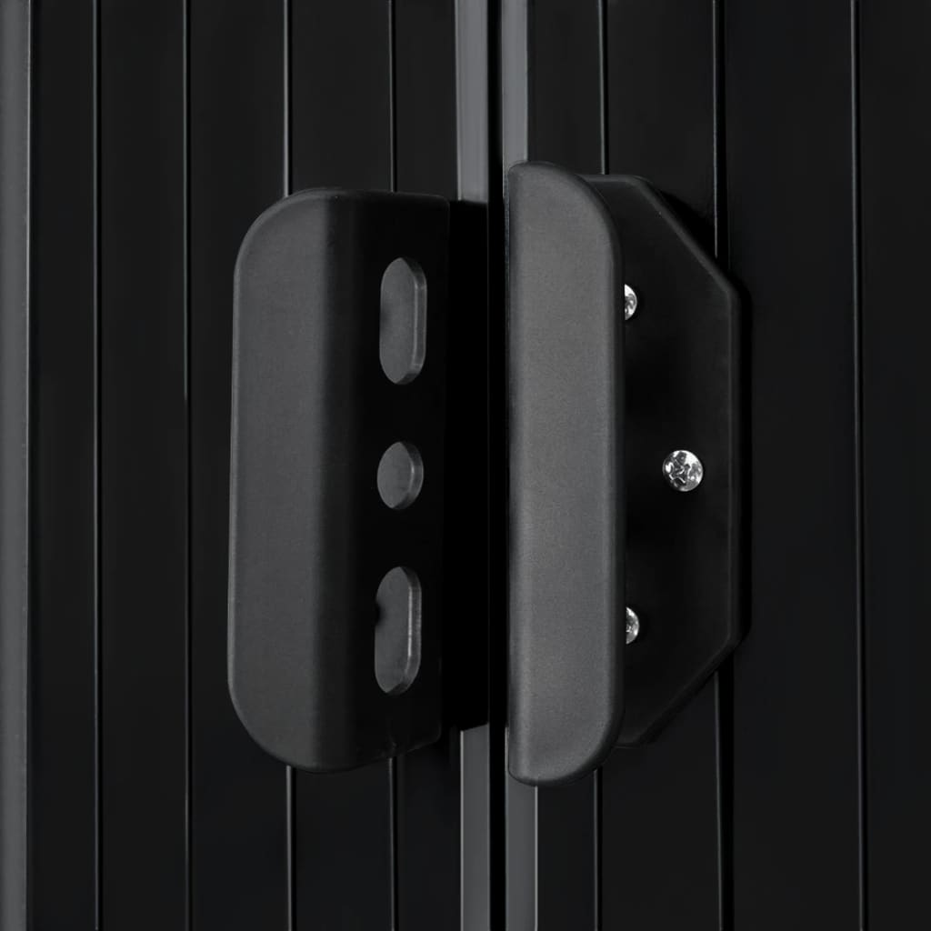 Gartenhaus Stahl Anthrazit