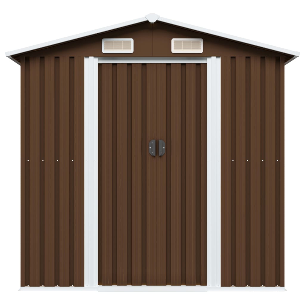 Tuinberging 204X132X186 Cm Staal Bruin
