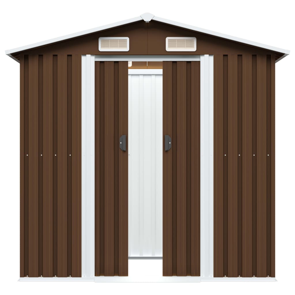 Tuinberging 204X132X186 Cm Staal Bruin