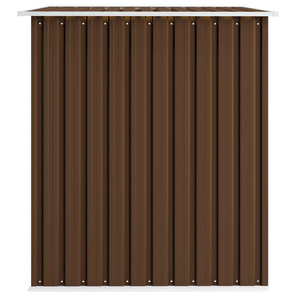 Gartenhaus 257 x 205 x 178 cm, Stahl, braun