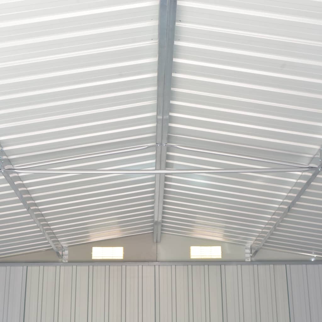 Tuinschuur 257X990X181 Cm Gegalvaniseerd Staal Groen