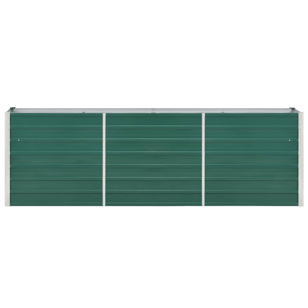 Plantenbak Verhoogd 240X40X77 Cm Gegalvaniseerd Staal Groen