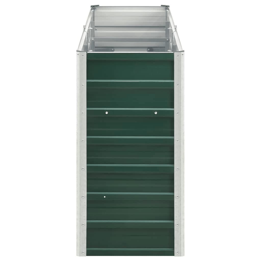 Plantenbak Verhoogd 240X40X77 Cm Gegalvaniseerd Staal Groen