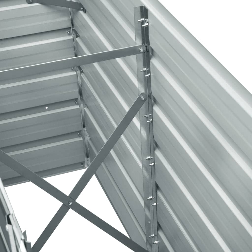 Plantenbak Verhoogd 240X40X77 Cm Gegalvaniseerd Staal Groen