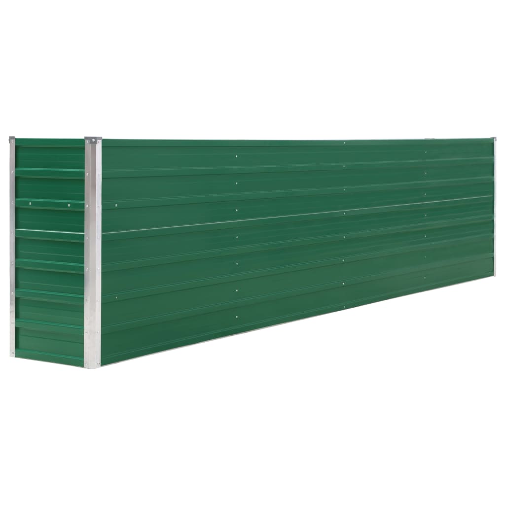 Plantenbak Verhoogd 320X40X77 Cm Gegalvaniseerd Staal Groen