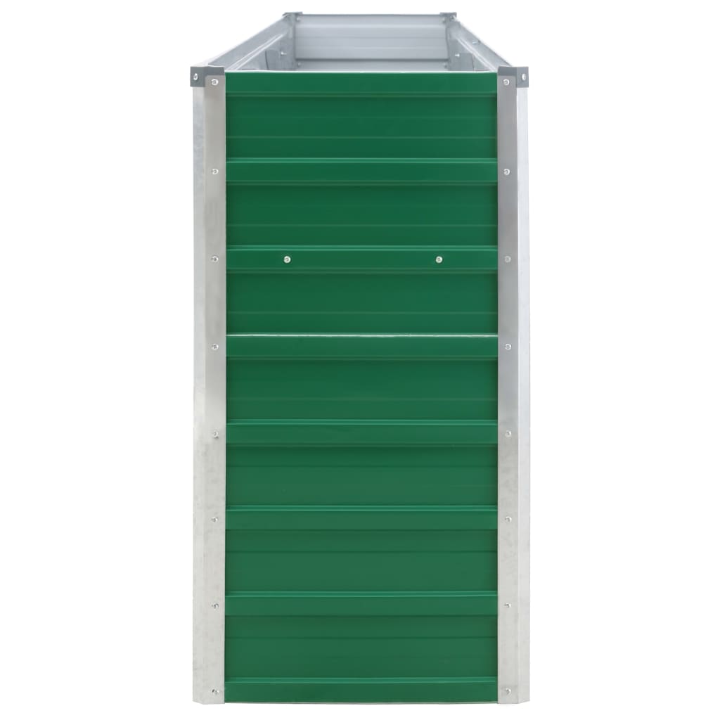 Plantenbak Verhoogd 320X40X77 Cm Gegalvaniseerd Staal Groen