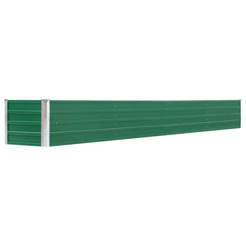 Plantenbak Verhoogd 320X40X45 Cm Gegalvaniseerd Staal Groen