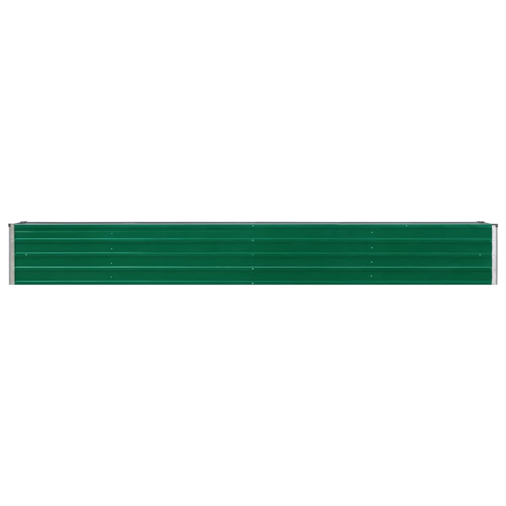 Plantenbak Verhoogd 320X40X45 Cm Gegalvaniseerd Staal Groen