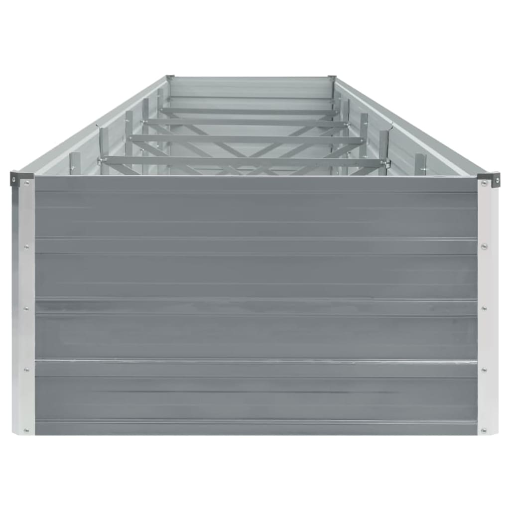 Plantenbak Verhoogd 480X80X45 Cm Gegalvaniseerd Staal Grijs
