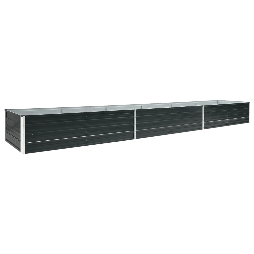 Plantenbak Verhoogd 480X80X45 Cm Gegalvaniseerd Staal Antraciet