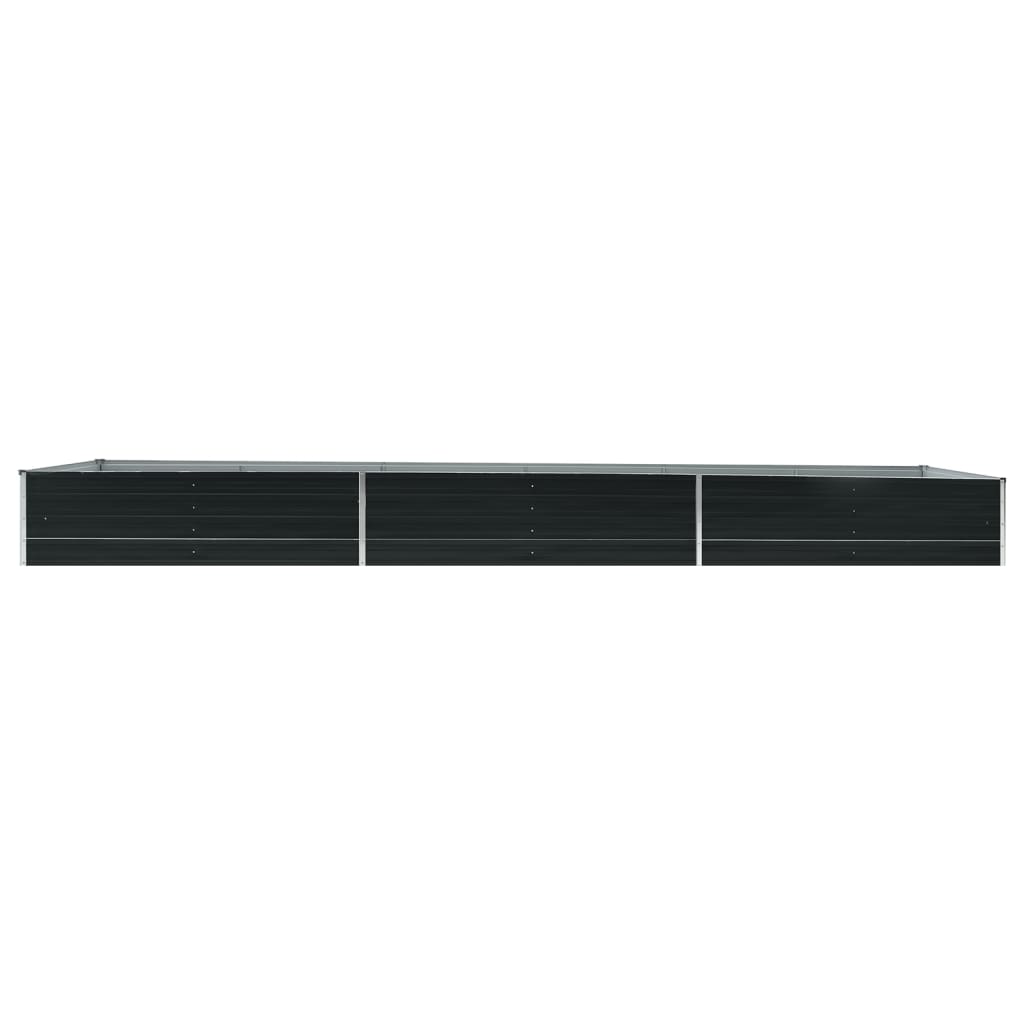 Plantenbak Verhoogd 480X80X45 Cm Gegalvaniseerd Staal Antraciet