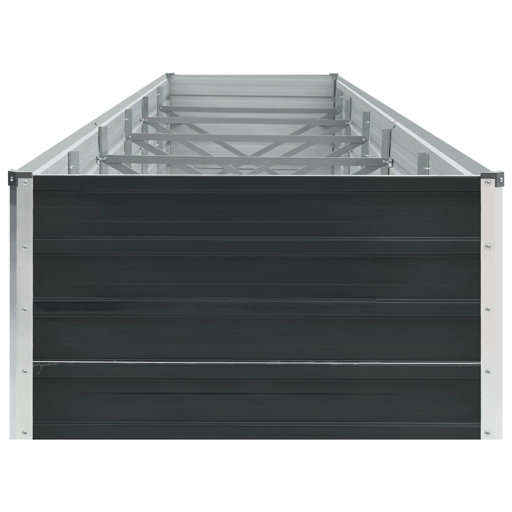 Plantenbak Verhoogd 480X80X45 Cm Gegalvaniseerd Staal Antraciet