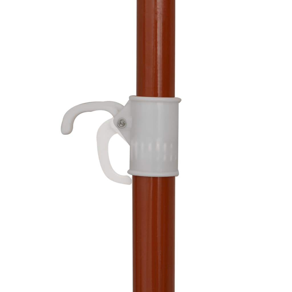 Parasol Met Stalen Paal 240 Cm Taupe