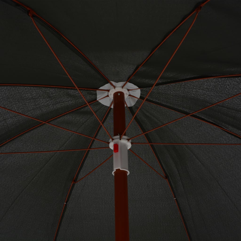Parasol Met Stalen Paal 240 Cm Antraciet