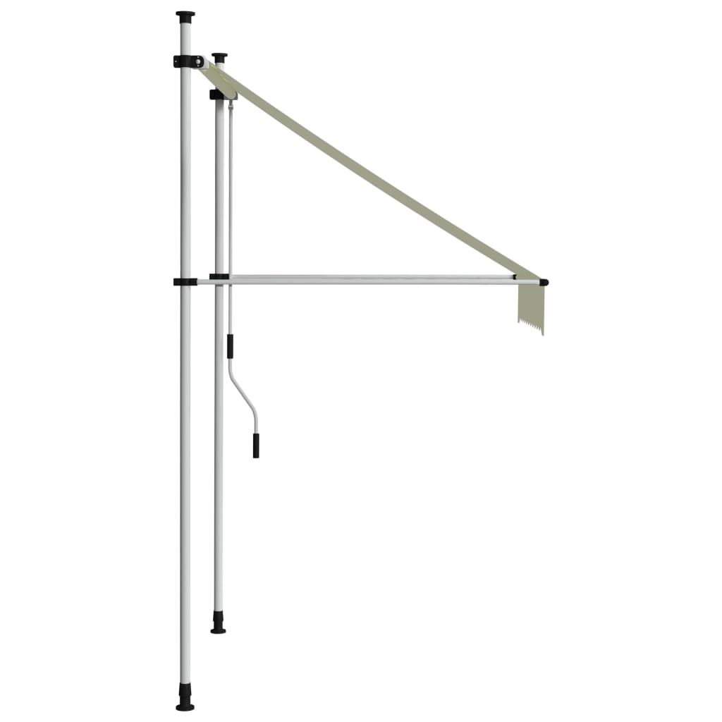 Luifel Handmatig Uittrekbaar 100 Cm Crème