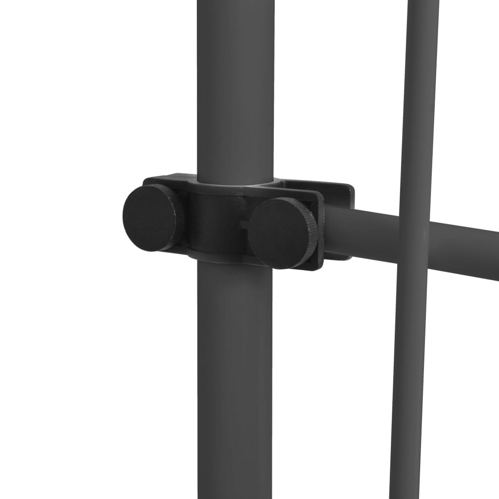 Luifel Handmatig Uittrekbaar Met Led 250 Cm Antraciet