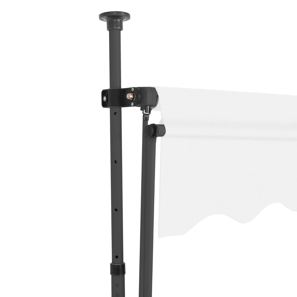 Luifel Handmatig Uittrekbaar Met Led 200 Cm Crème