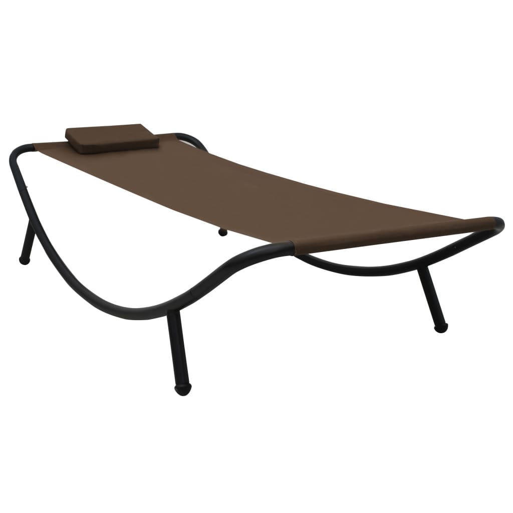Tuinbed 200X90 Cm Staal Bruin