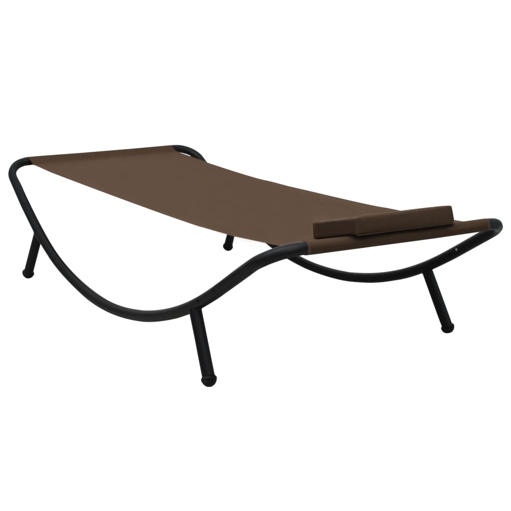 Tuinbed 200X90 Cm Staal Bruin