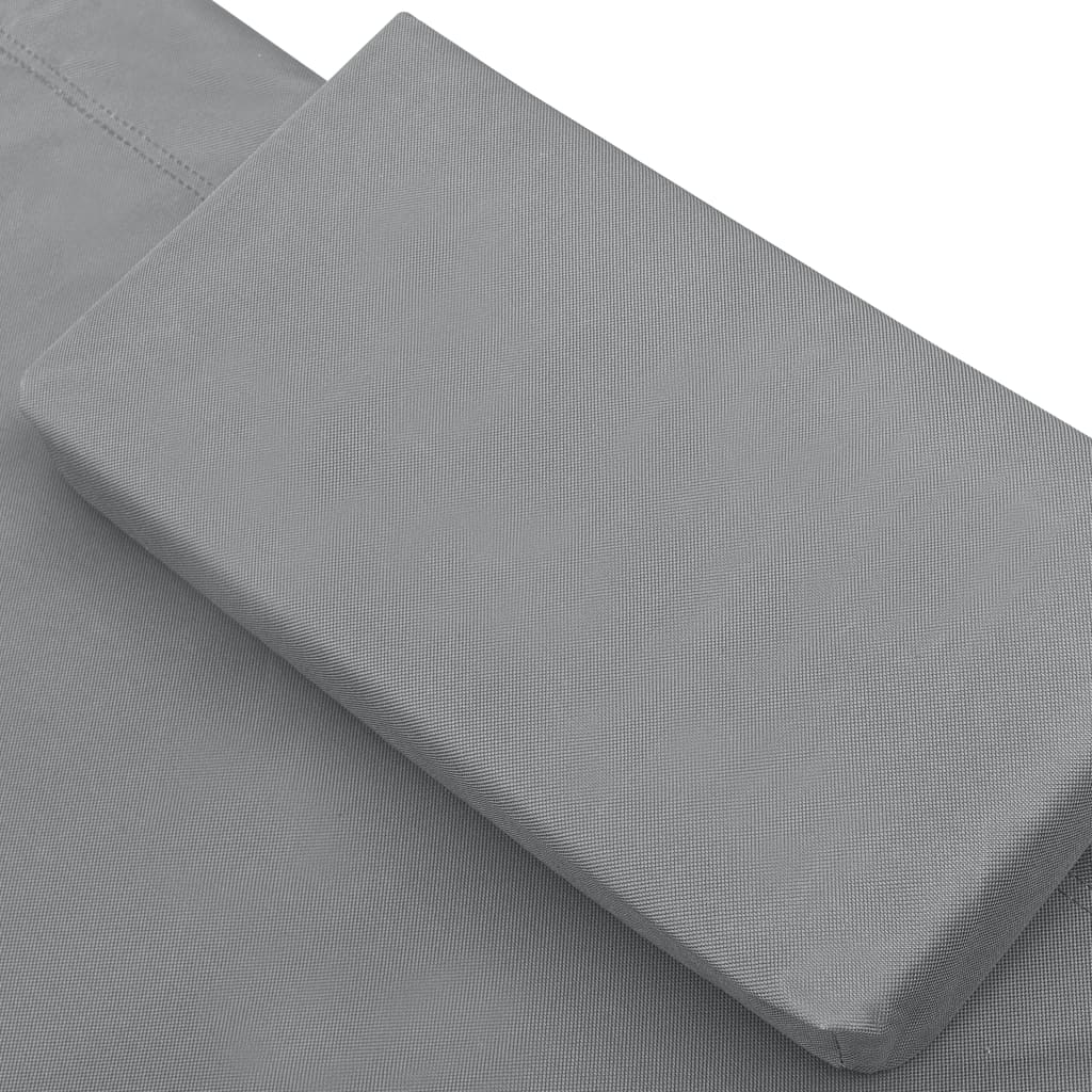 Tuinbed 200X90 Cm Staal Grijs