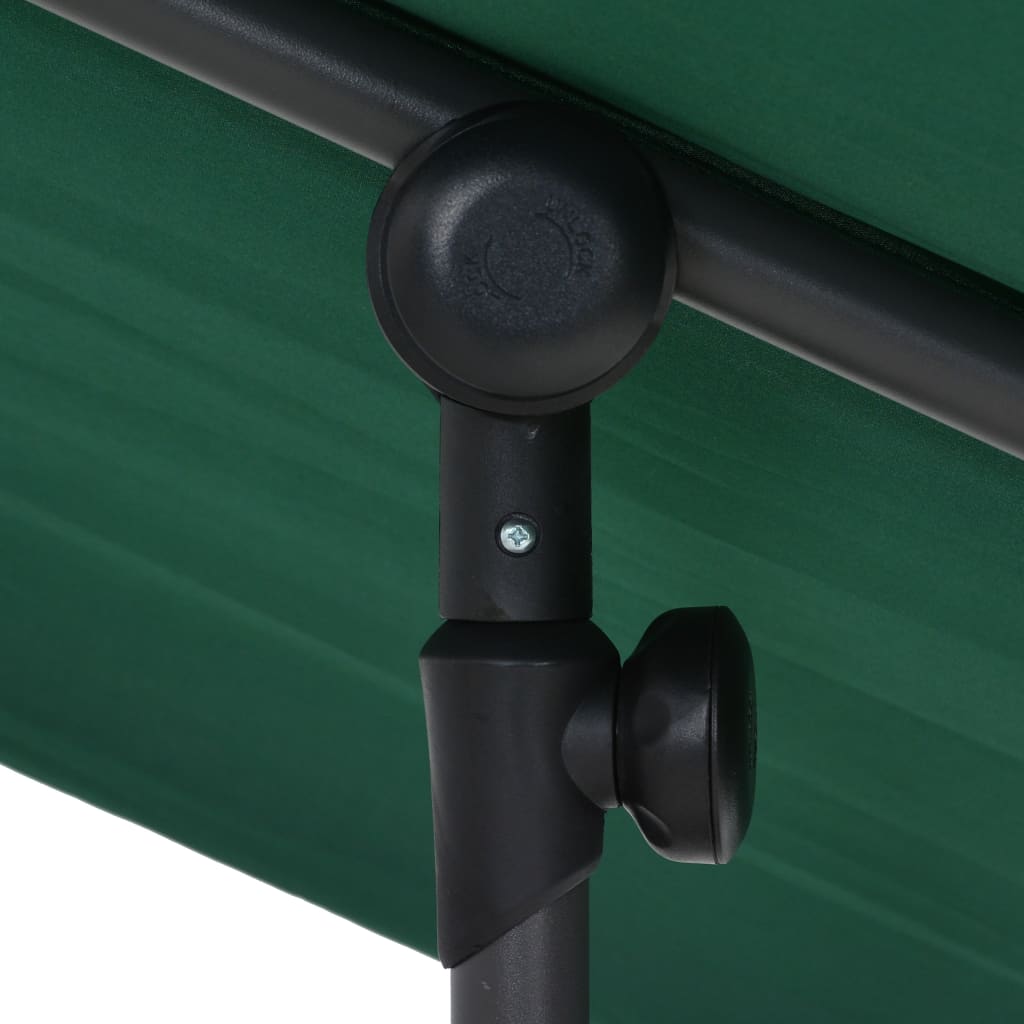 Parasol Met Aluminium Paal 180X130 Cm Groen