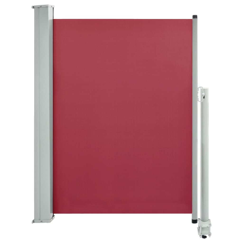 Tuinscherm Uittrekbaar 100X300 Cm Rood